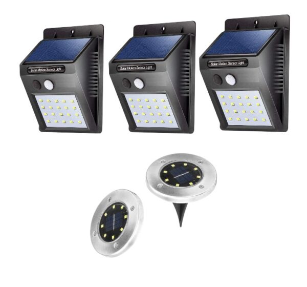 Kit Solar Led 3+2